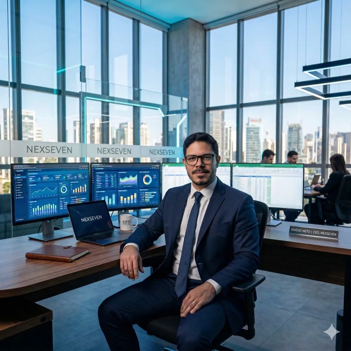 Cliente satisfeito com NexSeven